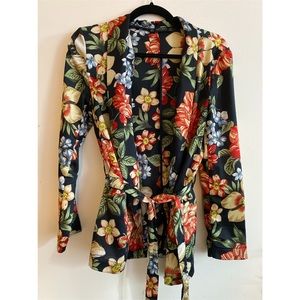 Zara Floral Print Blazer